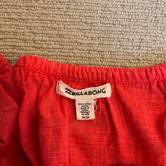 Billabong Off the Shoulder Crop Top - Picture 3 of 3